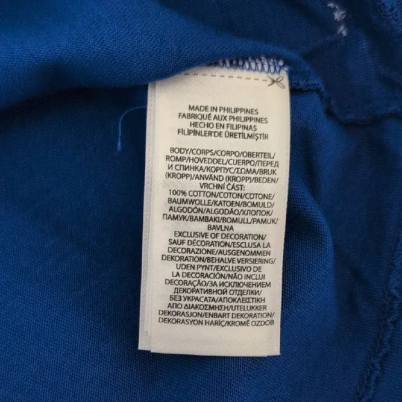 Polo by Ralph Lauren Navy Tee with Yellow Design - Picture 15 of 16